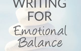 Writing for emotional Balance