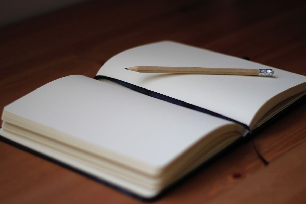 image of person learning how to journal