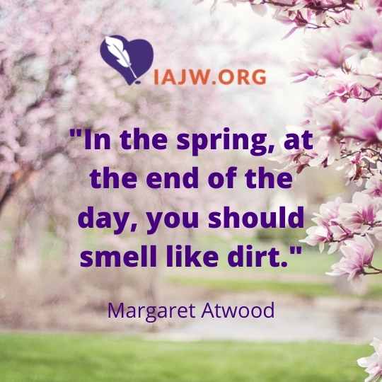 Margaret Atwood Spring Quote