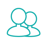 Teal Icon for people